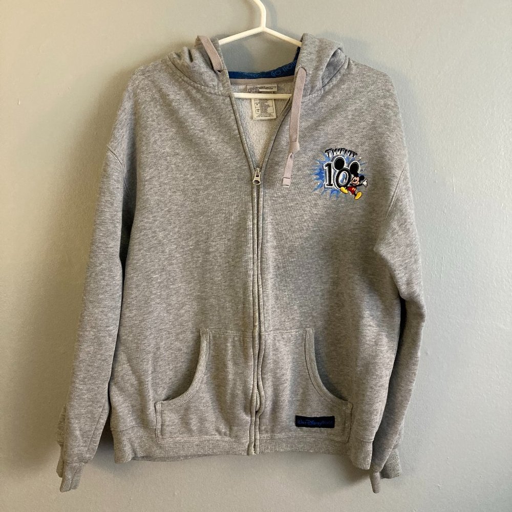 Disneyland 2010 Hoodie Sweatshirt Mickey Size Small